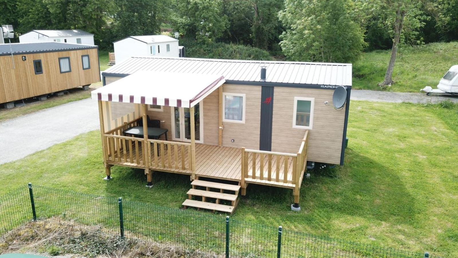 Camping Le Balcon De La Baie Saint-Marcan Eksteriør bilde