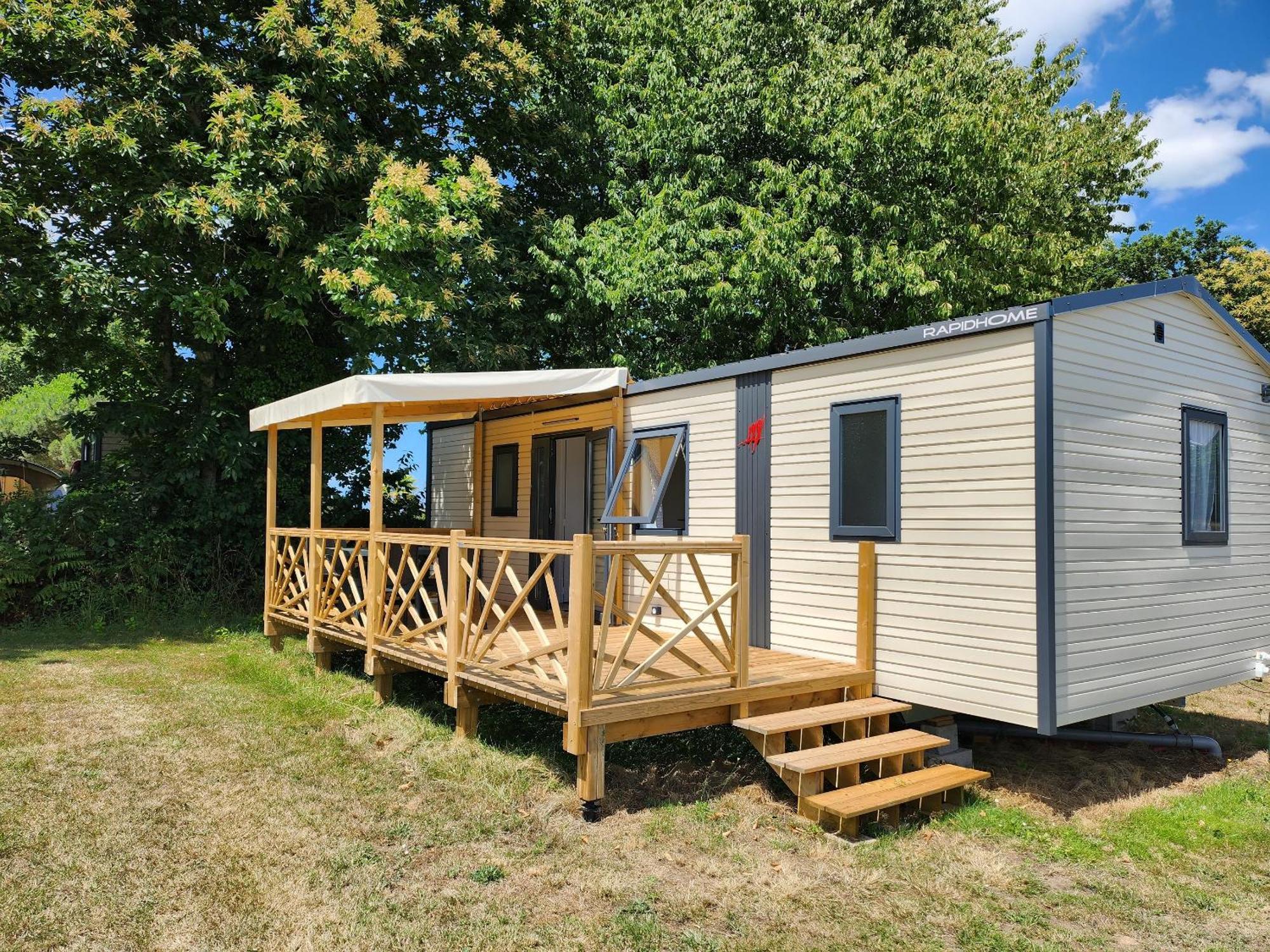 Camping Le Balcon De La Baie Saint-Marcan Eksteriør bilde